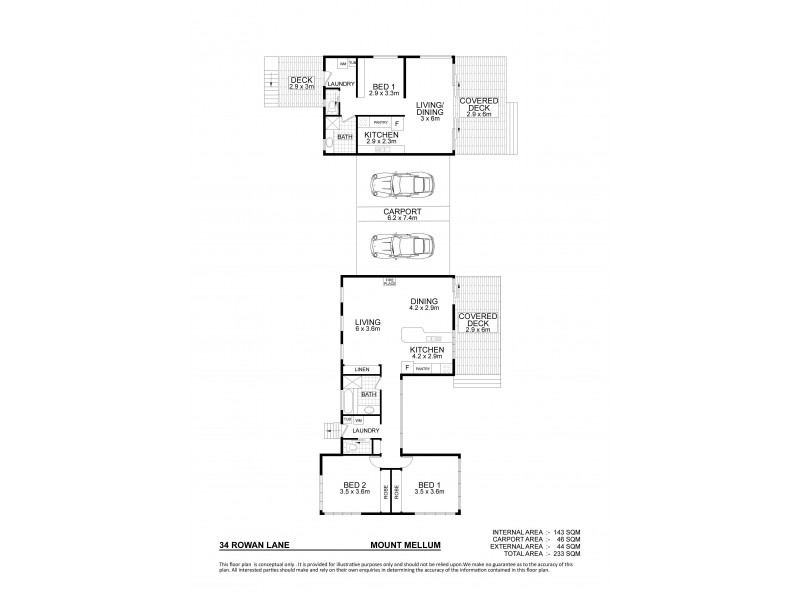 34 Rowan Lane, Mount Mellum QLD 4550 Floorplan