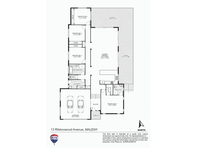 13 Ribbonwood Ave, Maleny QLD 4552 Floorplan