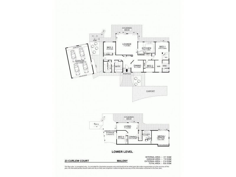 23 Curlew Court, Maleny QLD 4552 Floorplan