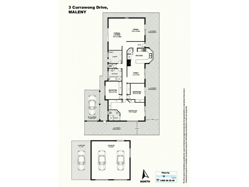 3 Currawong Drive, Maleny QLD 4552 Floorplan