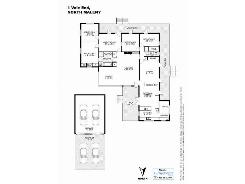1 Vale End, Maleny QLD 4552 Floorplan