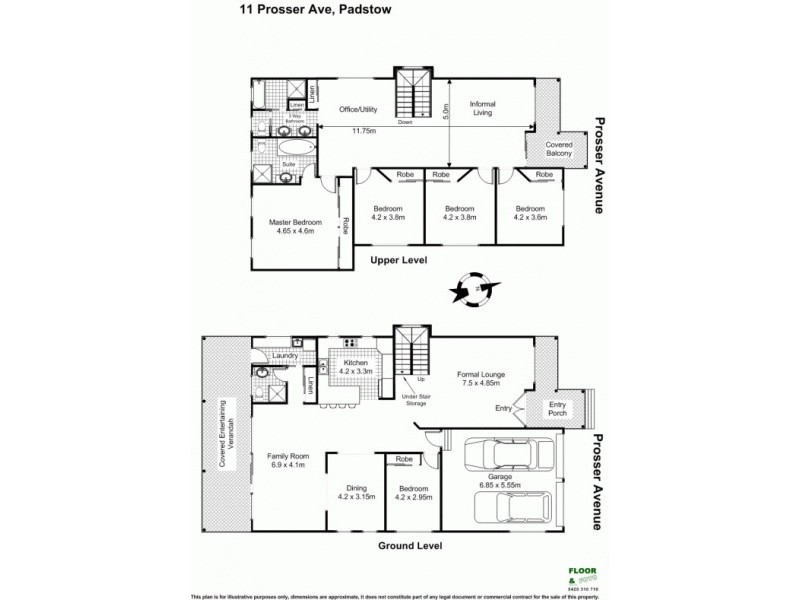 11 Prosser Ave, Padstow NSW 2211 Floorplan