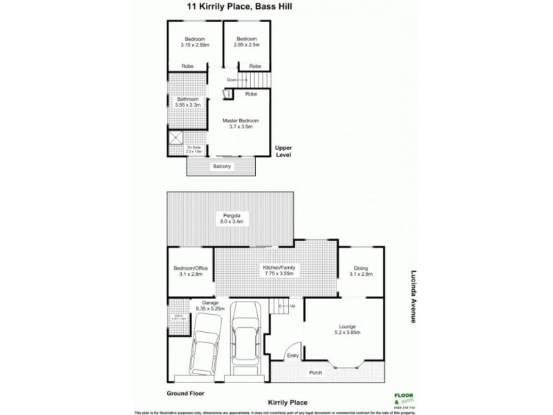 11 Kirrily Place, Bass Hill NSW 2197 Floorplan