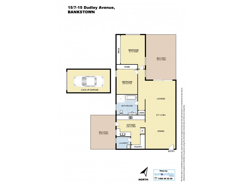 15/7-15 Dudley Ave, Bankstown NSW 2200 Floorplan