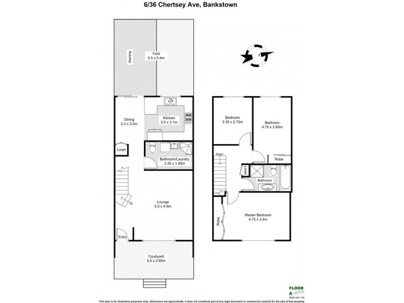 6/36-38 Chertsey Avenue, Bankstown NSW 2200 Floorplan