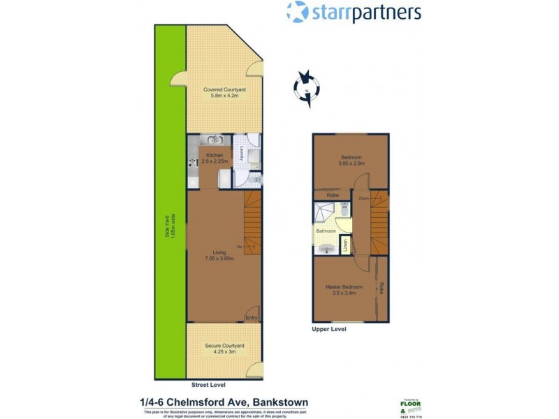 1/4-6 Chelmsford Ave, Bankstown NSW 2200 Floorplan