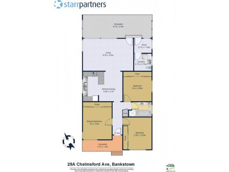 29A Chelmsford Ave, Bankstown NSW 2200 Floorplan