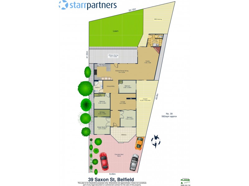 39 Saxon Street, Belfield NSW 2191 Floorplan