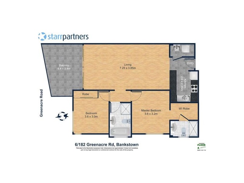 6/182 Greenacre Road, Bankstown NSW 2200 Floorplan