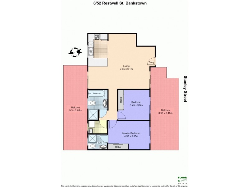 6/52 Restwell Street, Bankstown NSW 2200 Floorplan