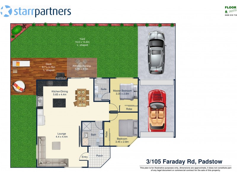 3/105 Faraday Road, Padstow NSW 2211 Floorplan
