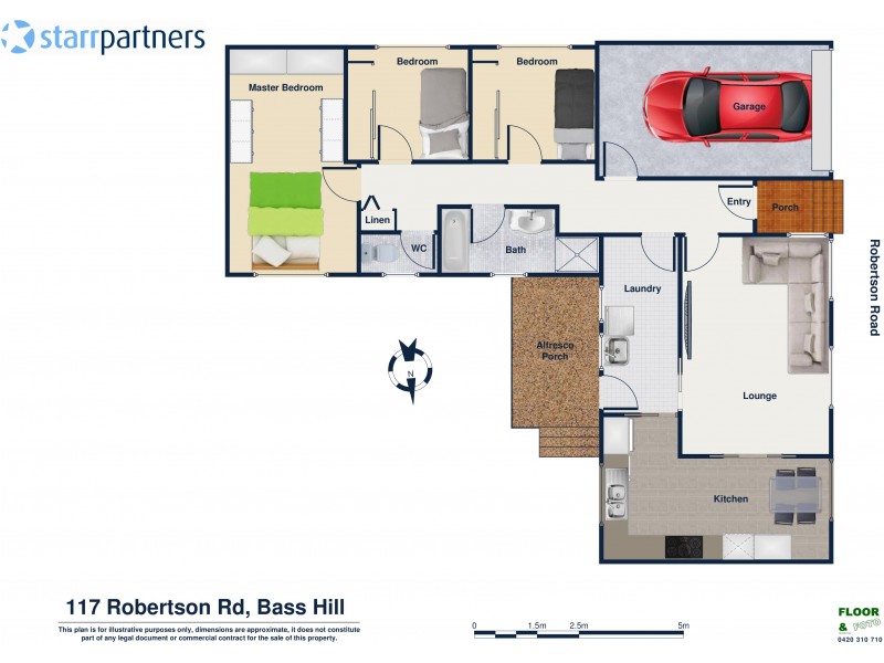 117 Robertson Road, Bass Hill NSW 2197 Floorplan