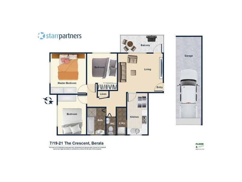 7/19-21 The Crescent, Berala NSW 2141 Floorplan