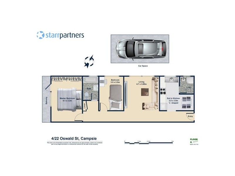 4/22 Oswald Street, Campsie NSW 2194 Floorplan