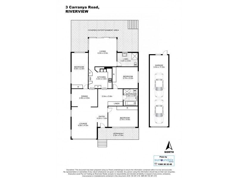 3 Carranya Road, Riverview NSW 2066 Floorplan