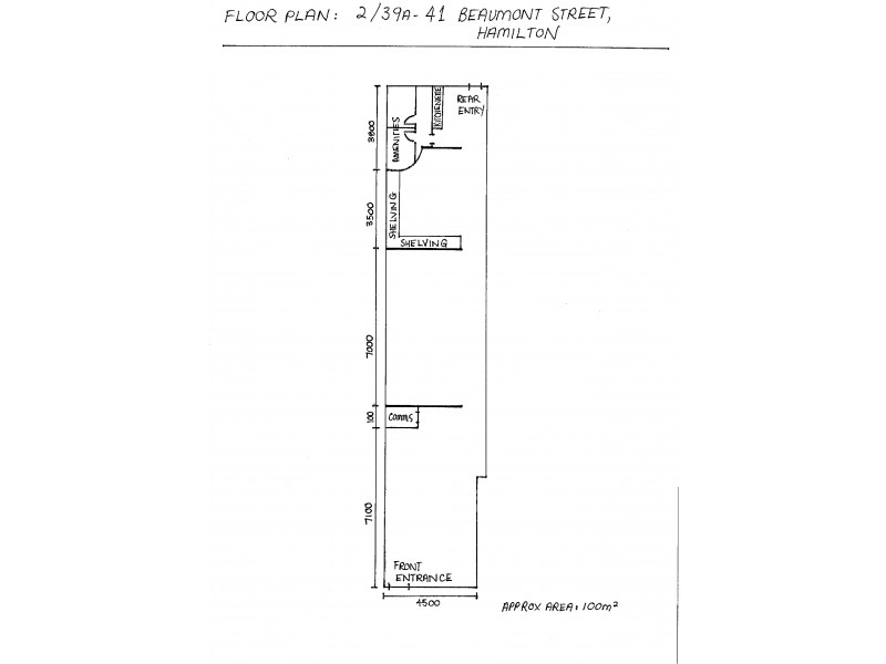 2/39a, 41 Beaumont Street, Hamilton NSW 2303 Floorplan