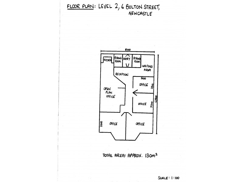 Level 2, 6 Bolton Street, Newcastle NSW 2300 Floorplan