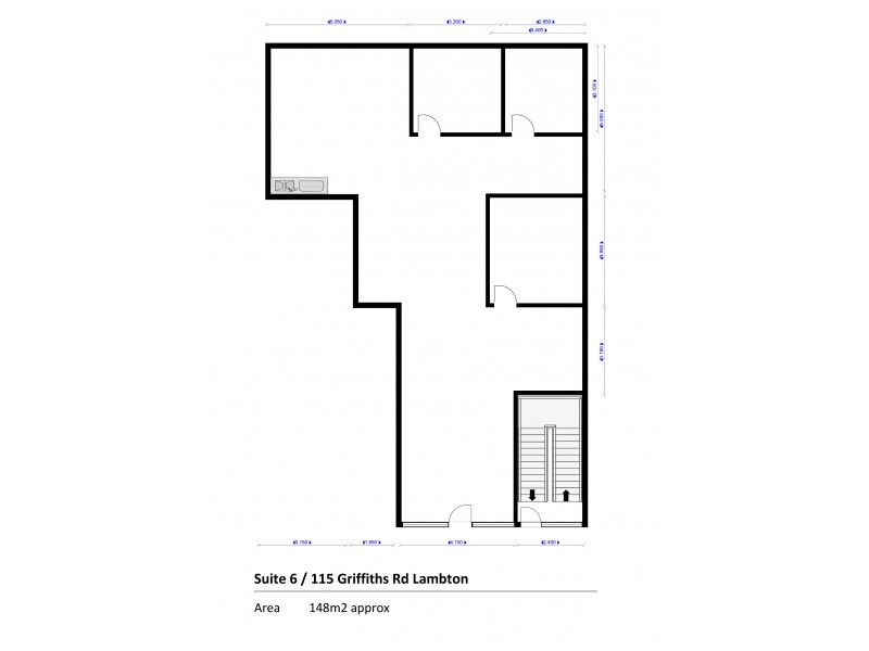Suite 6,115 Griffiths Road, Lambton NSW 2299 Floorplan