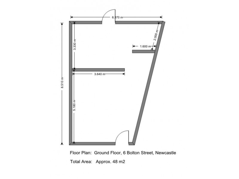 Ground Floor 6 Bolton Street, Newcastle NSW 2300 Floorplan
