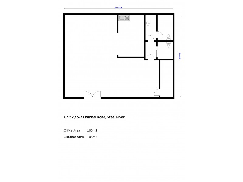 Unit 2, 5-7 Channel Road, Mayfield West NSW 2304 Floorplan