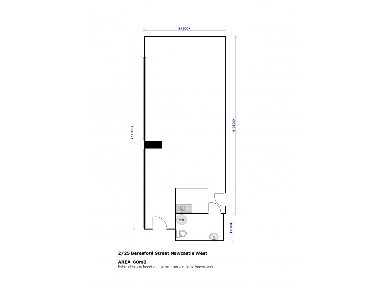 Suite 2/25 Beresford Street, Newcastle West NSW 2302 Floorplan