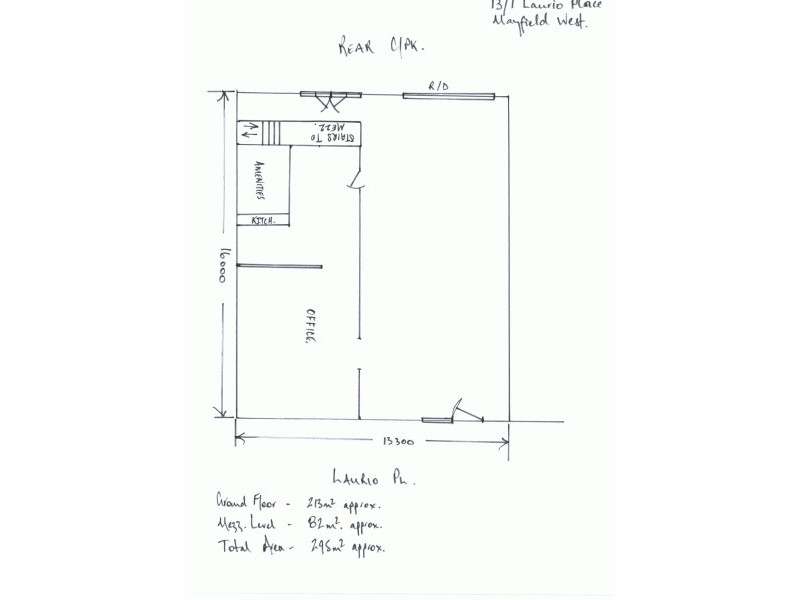 Unit 13/1 Laurio Place, Mayfield West NSW 2304 Floorplan