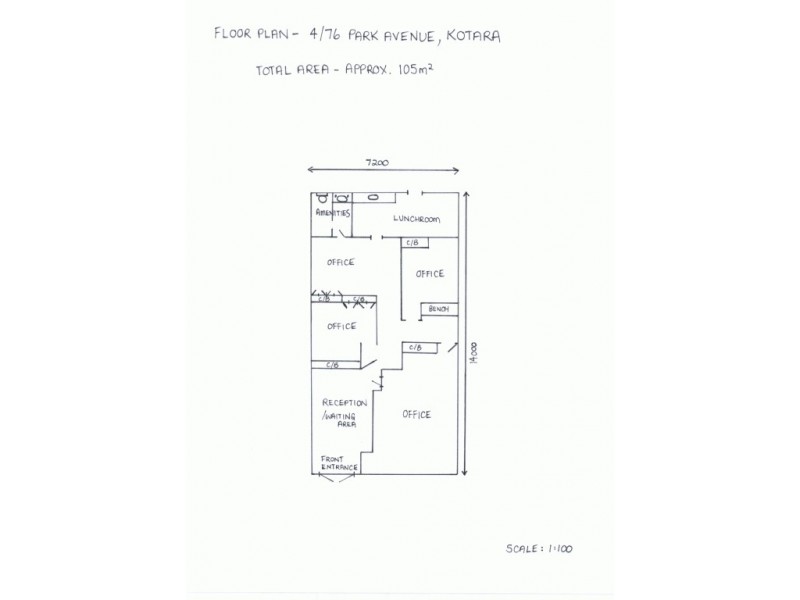 Suite 4/76 Park Avenue, Kotara NSW 2289 Floorplan