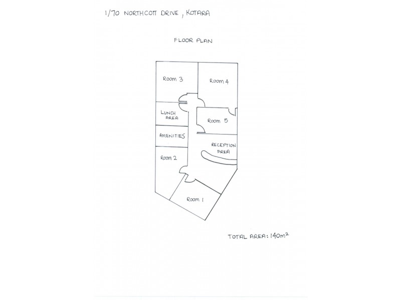 1/70 Northcott Drive, Kotara NSW 2289 Floorplan