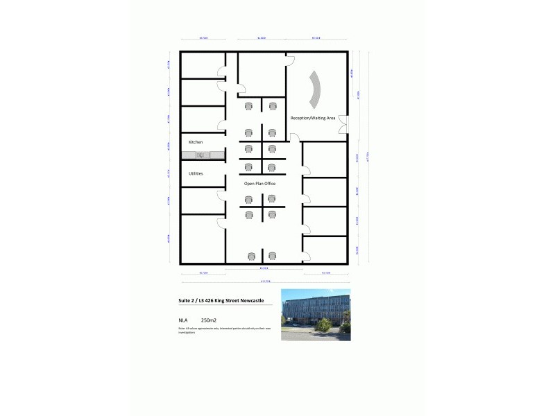 Suite 2, Level 3, 426 King Street, Newcastle NSW 2300 Floorplan