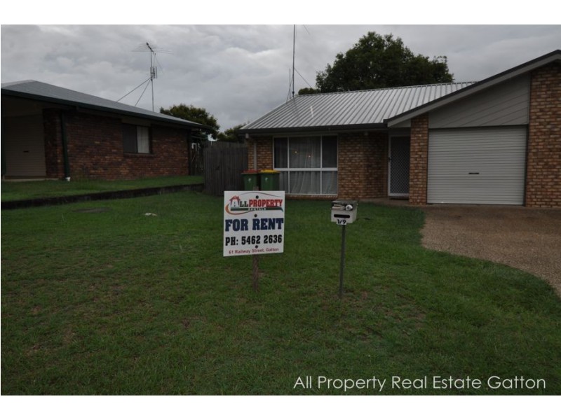 Unit 1, 9 Luther Street, Gatton QLD 4343