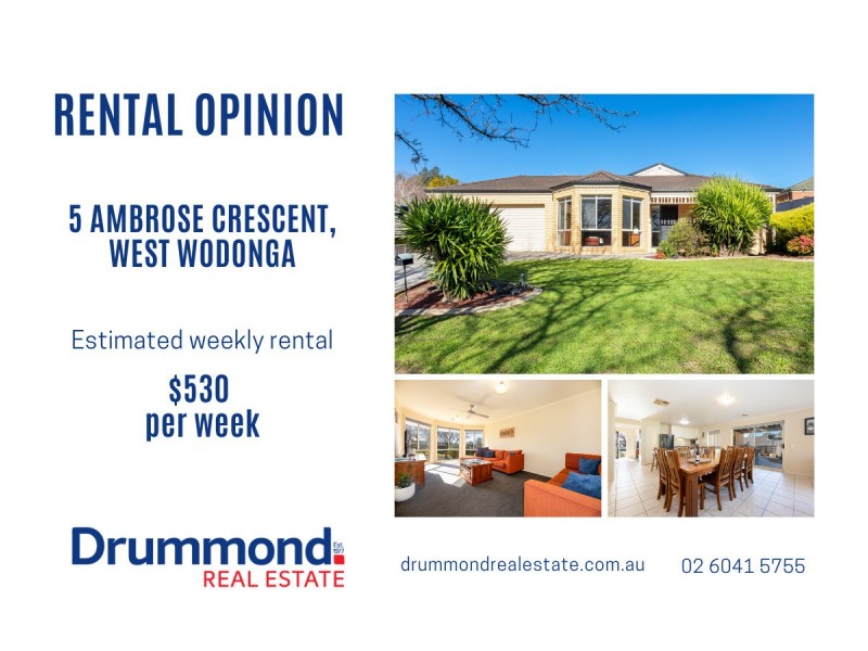 5 Ambrose Crescent, West Wodonga VIC 3690