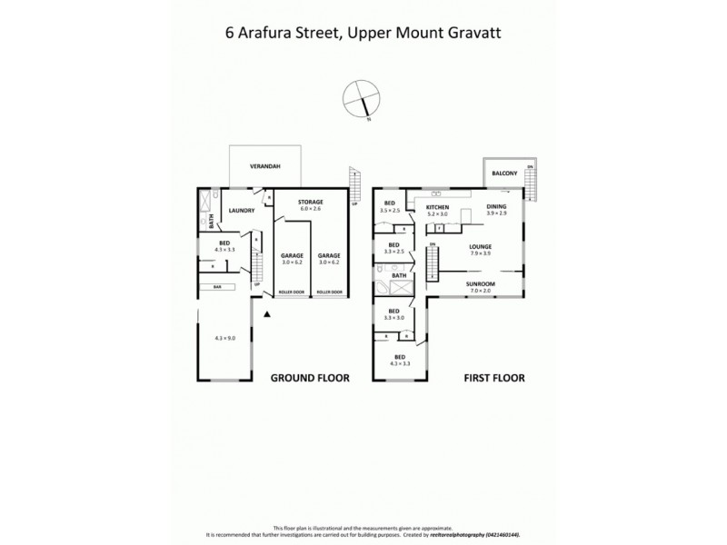 6 Arafura Street, Upper Mount Gravatt QLD 4122 Floorplan