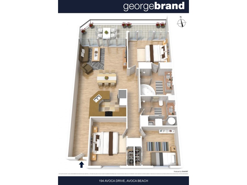 13/194 Avoca Drive, Avoca Beach NSW 2251 Floorplan