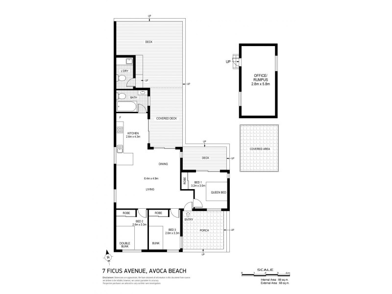 7  Ficus Avenue, Avoca Beach NSW 2251 Floorplan
