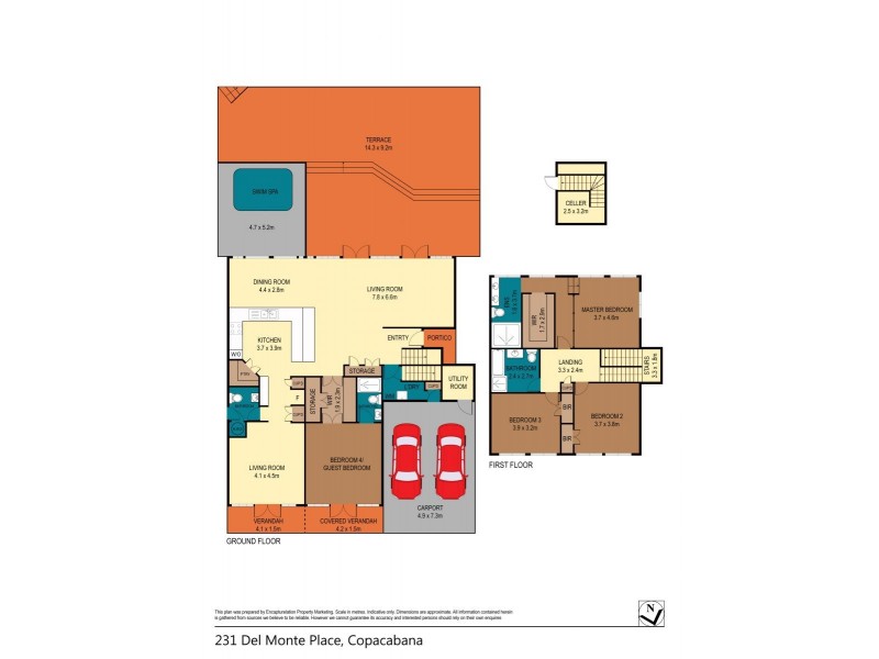 231 Del Monte Place, Copacabana NSW 2251 Floorplan