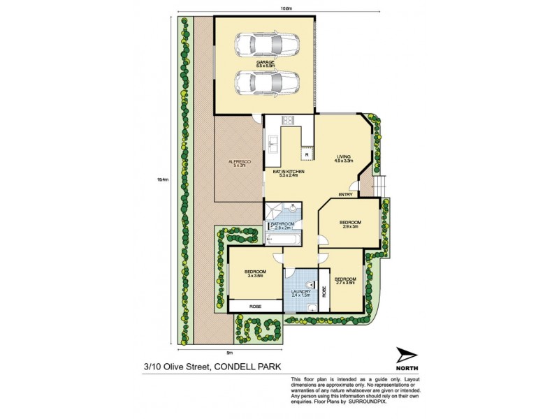 3 Olive Street, Condell Park NSW 2200 Floorplan