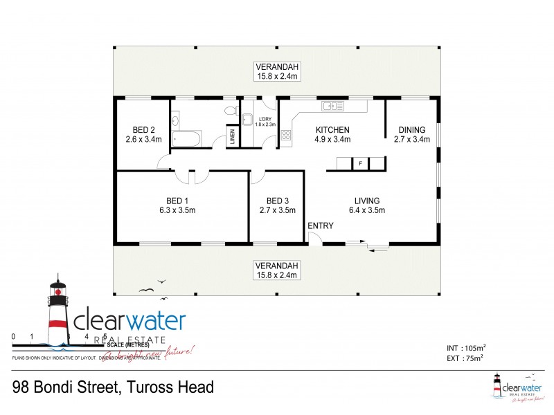 98 Bondi St, Tuross Head NSW 2537 Floorplan