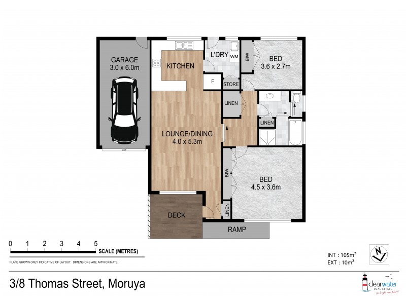 Unit 3/8 Thomas St, Moruya NSW 2537 Floorplan