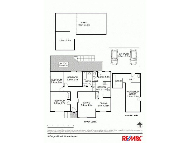 9 Fergus Road, Queanbeyan NSW 2620 Floorplan