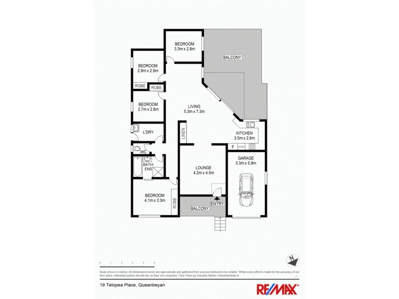 19 Telopea Place, Queanbeyan West NSW 2620 Floorplan