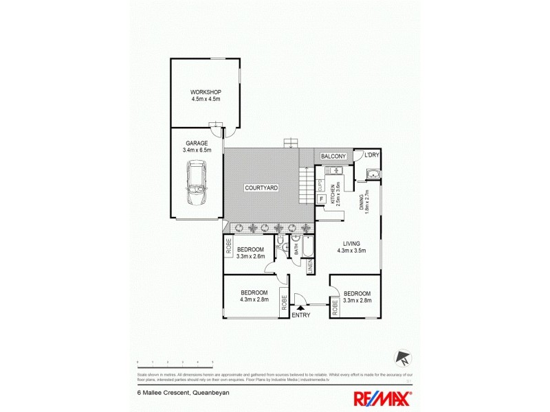 6 Mallee Crescent, Queanbeyan NSW 2620 Floorplan