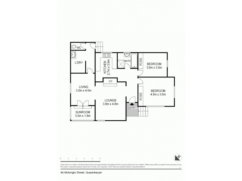 44 Molonglo Street, Queanbeyan NSW 2620 Floorplan