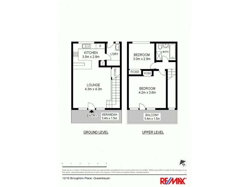 12/16 Broughton Place, Queanbeyan NSW 2620 Floorplan