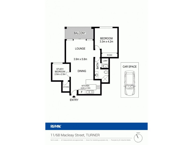 11/68 Macleay Street, Turner ACT 2612 Floorplan