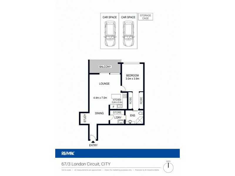 67/3 London Circuit, City ACT 2601 Floorplan