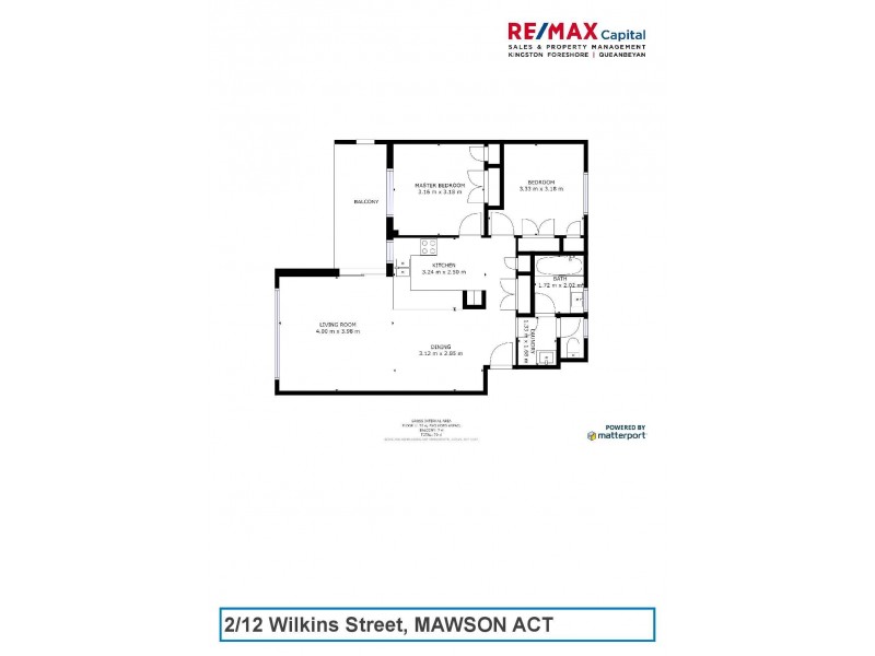 2/12 Wilkins Street, Mawson ACT 2607 Floorplan