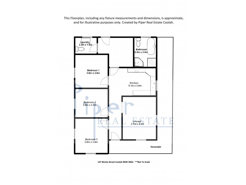 147 Binnia Street, Coolah NSW 2843 Floorplan