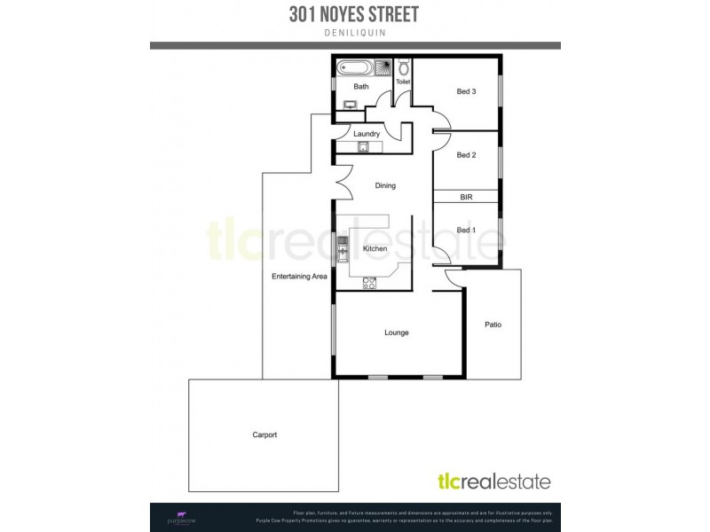 301 Noyes Street, Deniliquin NSW 2710 Floorplan