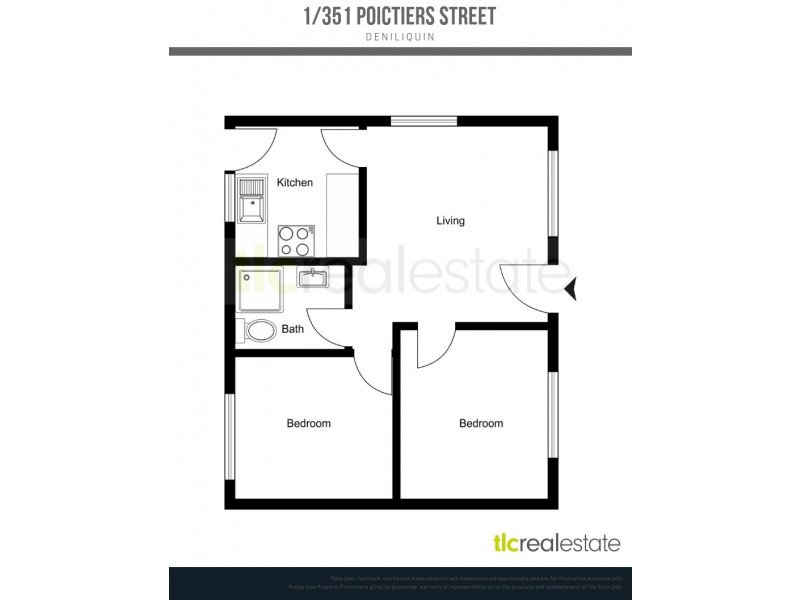 1/351 Poictiers Street, Deniliquin NSW 2710 Floorplan
