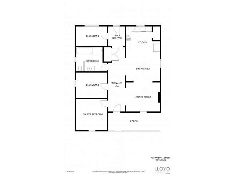 105 Hardinge Street, Deniliquin NSW 2710 Floorplan